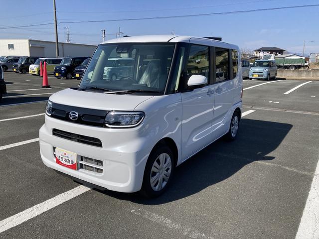 タントＸ１４インチフルホイールキャップ　フルＬＥＤヘッドランプ　オート格納式カラードドアミラー　左側パワースライドドア　ＴＦＴカラーマルチインフォメーションディスプレイ　フルファブリックシート（静岡県）の中古車