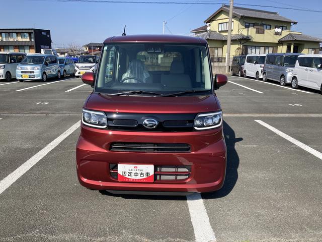 タントＸ１４インチフルホイールキャップ　フルＬＥＤヘッドランプ　オート格納式カラードドアミラー　左側パワースライドドア　ＴＦＴカラーマルチインフォメーションディスプレイ　フルファブリックシート（静岡県）の中古車