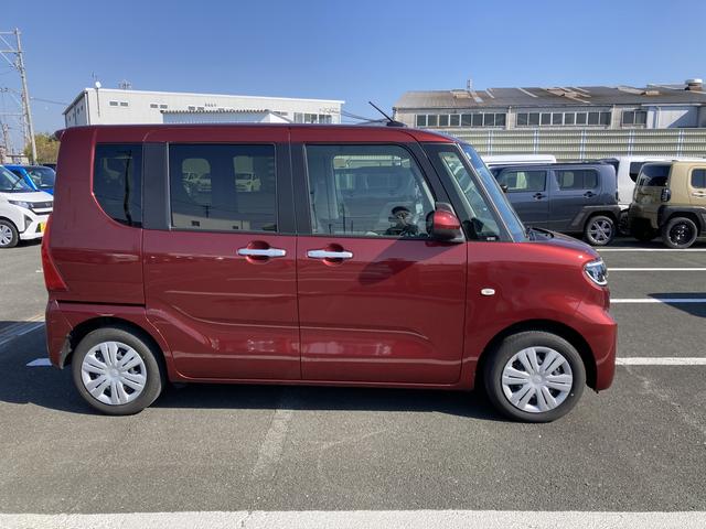 タントＸ１４インチフルホイールキャップ　フルＬＥＤヘッドランプ　オート格納式カラードドアミラー　左側パワースライドドア　ＴＦＴカラーマルチインフォメーションディスプレイ　フルファブリックシート（静岡県）の中古車