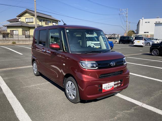 タントＸ１４インチフルホイールキャップ　フルＬＥＤヘッドランプ　オート格納式カラードドアミラー　左側パワースライドドア　ＴＦＴカラーマルチインフォメーションディスプレイ　フルファブリックシート（静岡県）の中古車