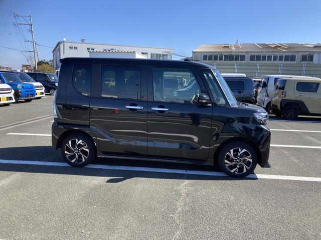 タントカスタムX14インチアルミホイール 大型エアロバンパー フルLEDヘッドランプ オート格納式カラードドアミラー 両側パワースライドドア キーフリーシステム プッシュボタンスタート(静岡県)の中古車