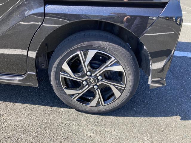 タントカスタムX14インチアルミホイール 大型エアロバンパー フルLEDヘッドランプ オート格納式カラードドアミラー 両側パワースライドドア キーフリーシステム プッシュボタンスタート(静岡県)の中古車