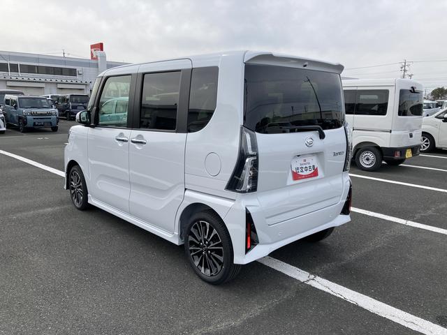 タントカスタムRSリミテッド15インチアルミホイール キーフリーシステム プッシュボタンスタート オートエアコン(プッシュ式) フルLEDヘッドランプ オート格納式カラードドアミラー 本革巻ステアリングホイール(静岡県)の中古車