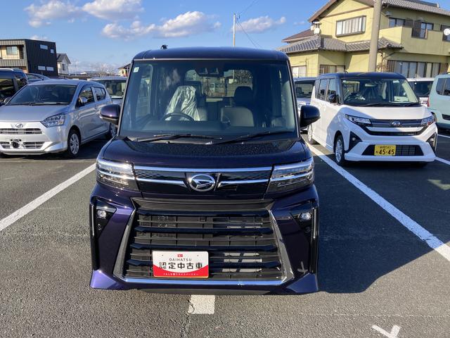 タントカスタムRSリミテッド15インチアルミホイール キーフリーシステム プッシュボタンスタート オートエアコン(プッシュ式) フルLEDヘッドランプ オート格納式カラードドアミラー 本革巻ステアリングホイール(静岡県)の中古車