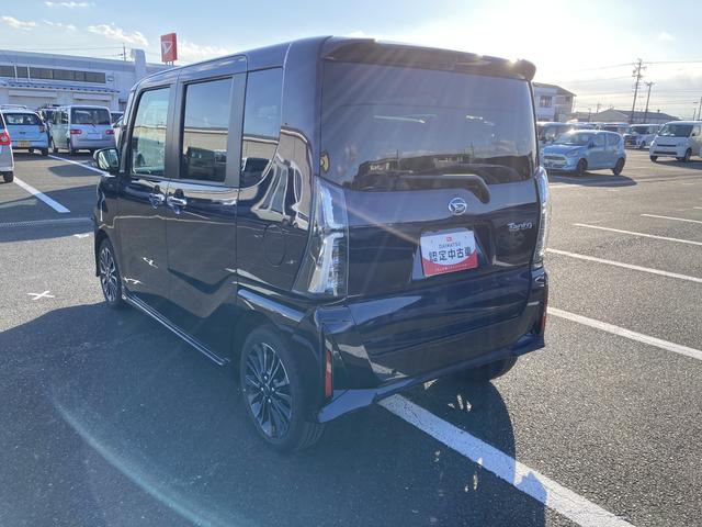 タントカスタムRSリミテッド15インチアルミホイール キーフリーシステム プッシュボタンスタート オートエアコン(プッシュ式) フルLEDヘッドランプ オート格納式カラードドアミラー 本革巻ステアリングホイール(静岡県)の中古車