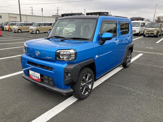 タフトＧターボ１５インチアルミホイール　オートレベリング機能付フルＬＥＤヘッドランプ　ＬＥＤフォグランプ　本革巻ステアリングホイール　本革巻インパネセンターシフト　ＴＦＴカラーマルチインフォメーションディスプレイ（静岡県）の中古車