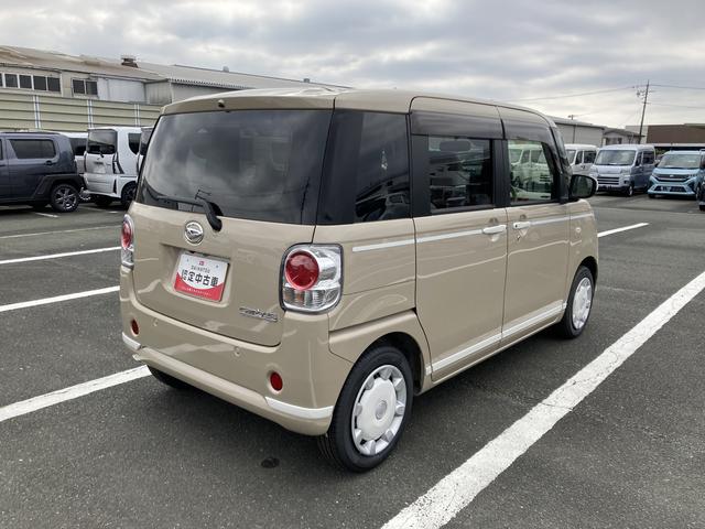 ムーヴキャンバスＧホワイトアクセントＶＳ　ＳＡIII１４インチフルホイールキャップ　ＬＥＤヘッドランプ　キーフリーシステム　両側パワースライドドア　オートエアコン（プッシュ式）　オートライト　置きラクボックス（静岡県）の中古車