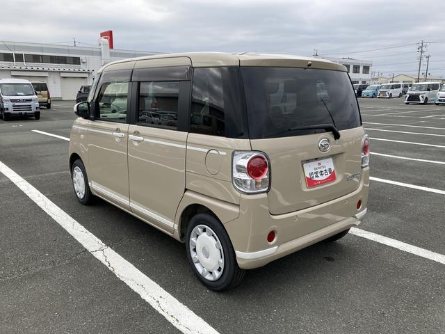 ムーヴキャンバスＧホワイトアクセントＶＳ　ＳＡIII１４インチフルホイールキャップ　ＬＥＤヘッドランプ　キーフリーシステム　両側パワースライドドア　オートエアコン（プッシュ式）　オートライト　置きラクボックス（静岡県）の中古車