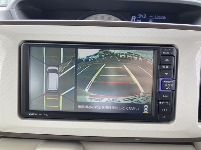 ムーヴキャンバスＧホワイトアクセントＶＳ　ＳＡIII１４インチフルホイールキャップ　ＬＥＤヘッドランプ　キーフリーシステム　両側パワースライドドア　オートエアコン（プッシュ式）　オートライト　置きラクボックス（静岡県）の中古車