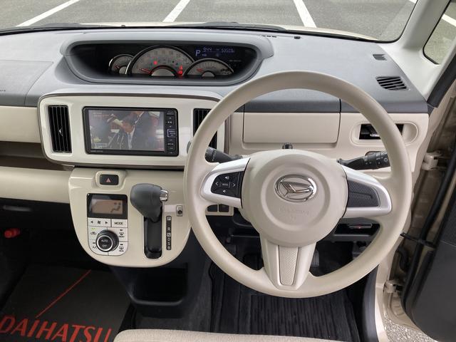 ムーヴキャンバスＧホワイトアクセントＶＳ　ＳＡIII１４インチフルホイールキャップ　ＬＥＤヘッドランプ　キーフリーシステム　両側パワースライドドア　オートエアコン（プッシュ式）　オートライト　置きラクボックス（静岡県）の中古車