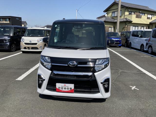 タントカスタムＲＳ１５インチアルミホイール　キーフリーシステム　プッシュボタンスタート　オートエアコン（プッシュ式）　フルＬＥＤヘッドランプ　オート格納式カラードドアミラー　本革巻ステアリングホイール（静岡県）の中古車