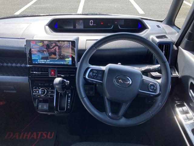 タントカスタムＲＳ１５インチアルミホイール　キーフリーシステム　プッシュボタンスタート　オートエアコン（プッシュ式）　フルＬＥＤヘッドランプ　オート格納式カラードドアミラー　本革巻ステアリングホイール（静岡県）の中古車