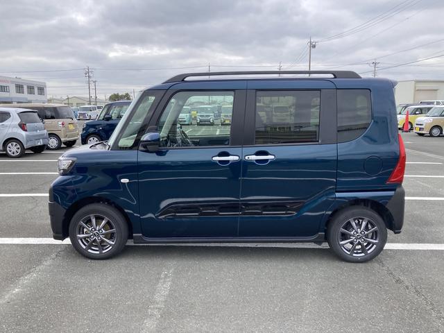 タントファンクロス１４インチアルミホイール　フルＬＥＤヘッドランプ　オート格納式カラードドアミラー　両側パワースライドドア　キーフリーシステム　プッシュボタンスタート（静岡県）の中古車