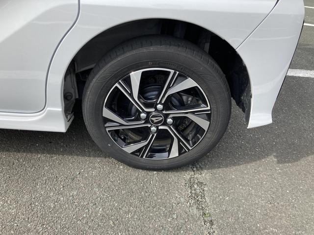 タントカスタムＸ１４インチアルミホイール　大型エアロバンパー　フルＬＥＤヘッドランプ　オート格納式カラードドアミラー　両側パワースライドドア　キーフリーシステム　プッシュボタンスタート（静岡県）の中古車