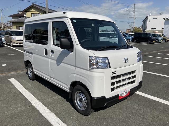 ハイゼットカーゴＤＸＣＶＴ　撥水フルファブリックシート表皮　オーバーヘッドシェルフ　アッパートレイ　キーレスエントリー　ユースフルナット（３１ヶ所）（静岡県）の中古車