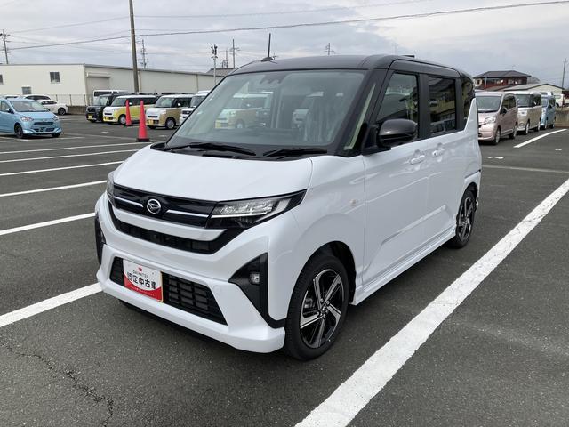 ムーヴＲＳキーフリーシステム　プッシュボタンスタート　ＬＥＤヘッドライト　１５インチアルミホイール　両側パワースライドドア　カラーマルチインフォメーションディスプレイ（静岡県）の中古車