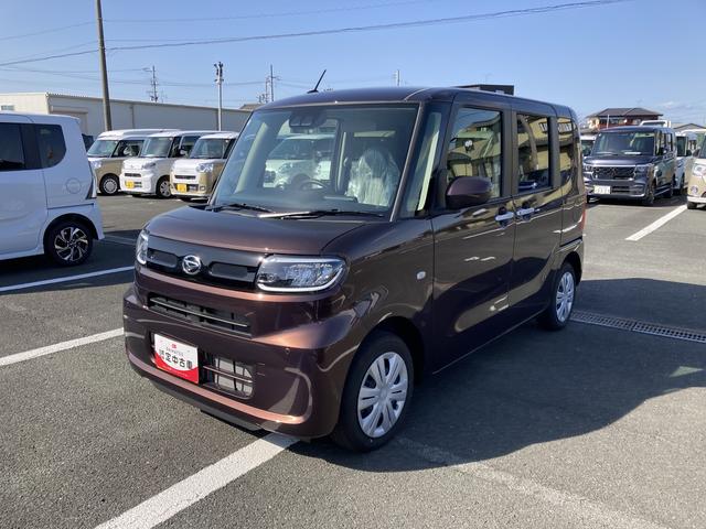 タントＸ１４インチフルホイールキャップ　フルＬＥＤヘッドランプ　オート格納式カラードドアミラー　左側パワースライドドア　ＴＦＴカラーマルチインフォメーションディスプレイ　フルファブリックシート（静岡県）の中古車