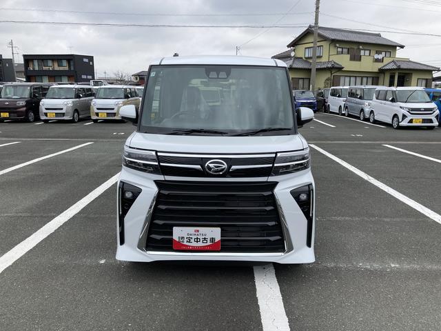 タントカスタムXリミテッド14インチアルミホイール 大型エアロバンパー フルLEDヘッドランプ オート格納式カラードドアミラー 両側パワースライドドア キーフリーシステム プッシュボタンスタート(静岡県)の中古車