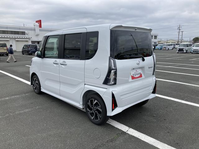 タントカスタムXリミテッド14インチアルミホイール 大型エアロバンパー フルLEDヘッドランプ オート格納式カラードドアミラー 両側パワースライドドア キーフリーシステム プッシュボタンスタート(静岡県)の中古車