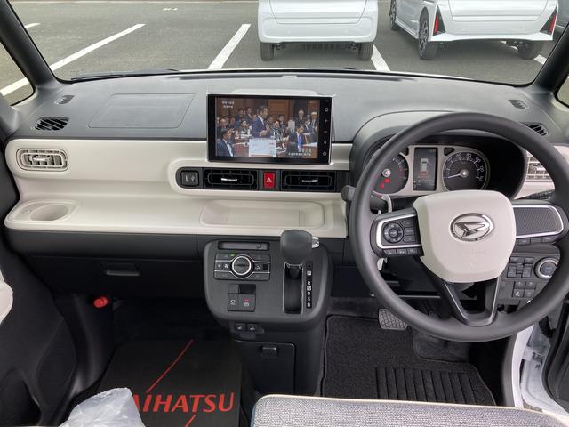 ムーヴキャンバスストライプスG14インチフルホイールキャップ LEDヘッドランプ LEDフォグランプ ホっとカップホルダー 両側パワースライドドア キーフリーシステム プッシュボタンスタート UVカットガラス(静岡県)の中古車