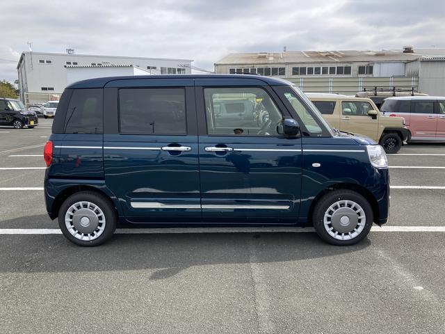 ムーヴキャンバスセオリーＧ１４インチフルホイールキャップ　ＬＥＤヘッドランプ　ＬＥＤフォグランプ　ホっとカップホルダー　両側パワースライドドア　キーフリーシステム　プッシュボタンスタート　ＵＶカットガラス（静岡県）の中古車