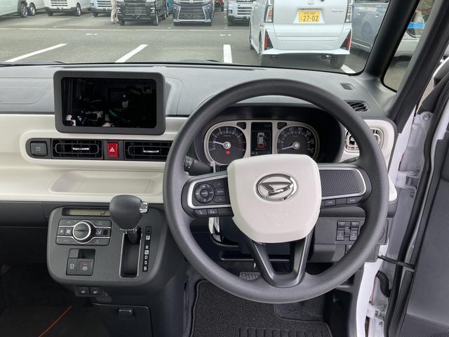 ムーヴキャンバスストライプスＧ１４インチフルホイールキャップ　ＬＥＤヘッドランプ　ＬＥＤフォグランプ　ホっとカップホルダー　両側パワースライドドア　キーフリーシステム　プッシュボタンスタート　ＵＶカットガラス（静岡県）の中古車