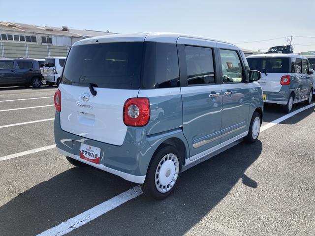 ムーヴキャンバスストライプスＧ１４インチフルホイールキャップ　ＬＥＤヘッドランプ　ＬＥＤフォグランプ　ホっとカップホルダー　両側パワースライドドア　キーフリーシステム　プッシュボタンスタート　ＵＶカットガラス（静岡県）の中古車