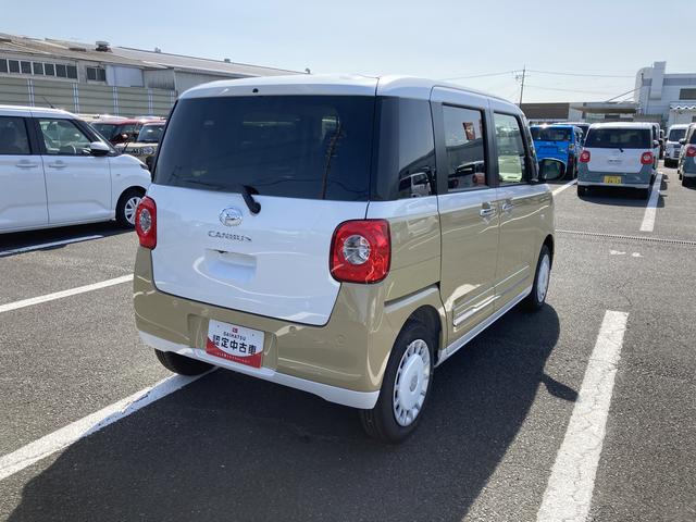 ムーヴキャンバスストライプスＧ１４インチフルホイールキャップ　ＬＥＤヘッドランプ　ＬＥＤフォグランプ　ホっとカップホルダー　両側パワースライドドア　キーフリーシステム　プッシュボタンスタート　ＵＶカットガラス（静岡県）の中古車