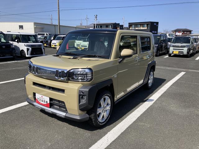 タフトＧ　クロムベンチャーメッキドアアウターハンドル　１５インチアルミホイール　オートレベリング機能付フルＬＥＤヘッドランプ　ＬＥＤフォグランプ　本革巻ステアリングホイール　本革巻インパネセンターシフト（静岡県）の中古車