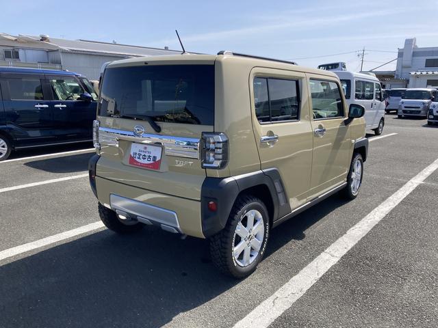 タフトＧ　クロムベンチャーメッキドアアウターハンドル　１５インチアルミホイール　オートレベリング機能付フルＬＥＤヘッドランプ　ＬＥＤフォグランプ　本革巻ステアリングホイール　本革巻インパネセンターシフト（静岡県）の中古車