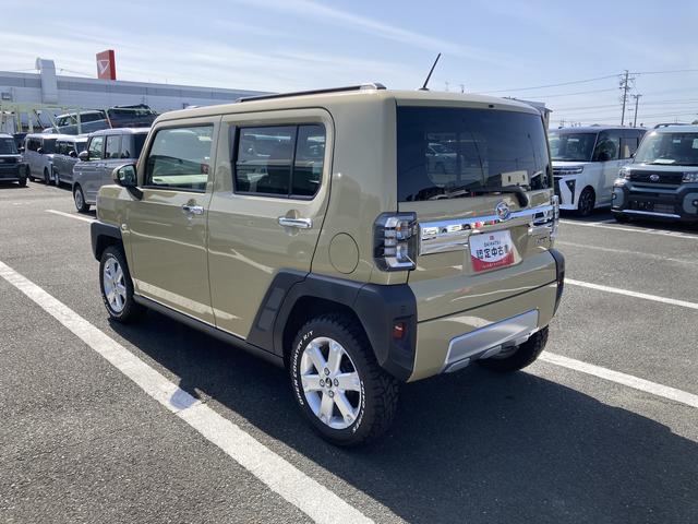 タフトＧ　クロムベンチャーメッキドアアウターハンドル　１５インチアルミホイール　オートレベリング機能付フルＬＥＤヘッドランプ　ＬＥＤフォグランプ　本革巻ステアリングホイール　本革巻インパネセンターシフト（静岡県）の中古車