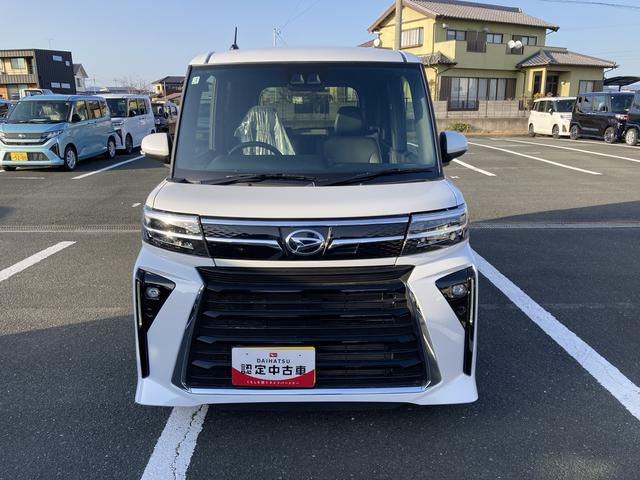 タントカスタムX14インチアルミホイール 大型エアロバンパー フルLEDヘッドランプ オート格納式カラードドアミラー 両側パワースライドドア キーフリーシステム プッシュボタンスタート(静岡県)の中古車