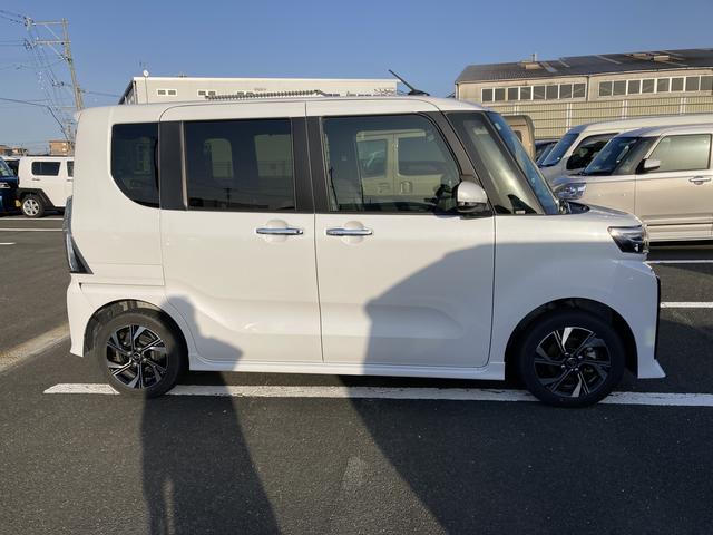 タントカスタムX14インチアルミホイール 大型エアロバンパー フルLEDヘッドランプ オート格納式カラードドアミラー 両側パワースライドドア キーフリーシステム プッシュボタンスタート(静岡県)の中古車