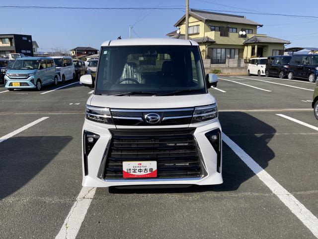 タントカスタムX14インチアルミホイール 大型エアロバンパー フルLEDヘッドランプ オート格納式カラードドアミラー 両側パワースライドドア キーフリーシステム プッシュボタンスタート(静岡県)の中古車