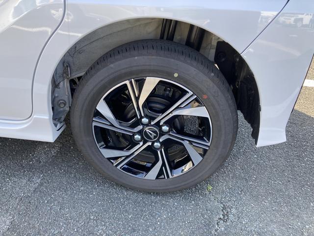 タントカスタムX14インチアルミホイール 大型エアロバンパー フルLEDヘッドランプ オート格納式カラードドアミラー 両側パワースライドドア キーフリーシステム プッシュボタンスタート(静岡県)の中古車