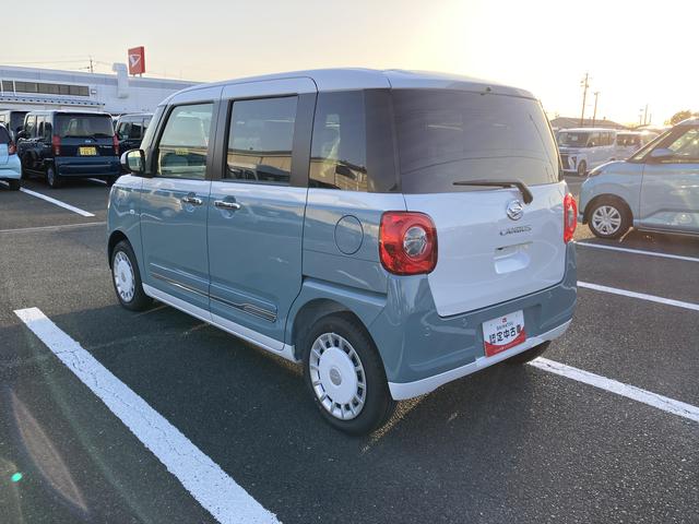 ムーヴキャンバスストライプスG14インチフルホイールキャップ LEDヘッドランプ LEDフォグランプ ホっとカップホルダー 両側パワースライドドア キーフリーシステム プッシュボタンスタート UVカットガラス(静岡県)の中古車