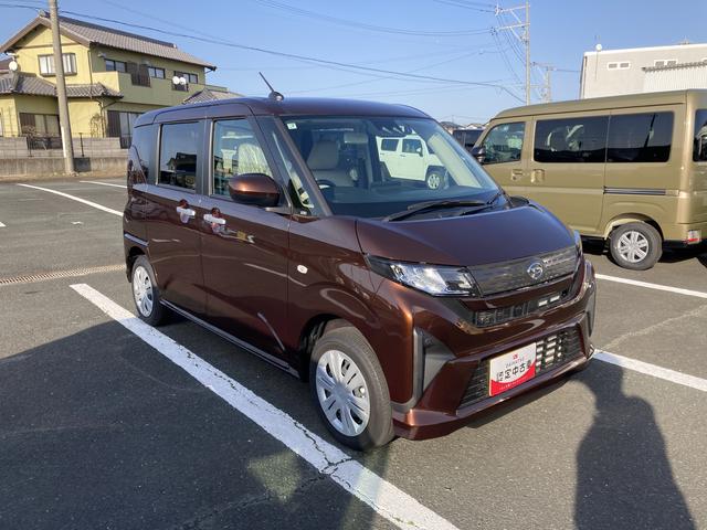 ムーヴXキーフリーシステム プッシュボタンスタート LEDヘッドライト 14インチフルホイールキャップ マルチインフォメーションディスプレイ 左側パワースライドドア(静岡県)の中古車