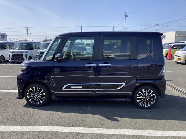 タントカスタムＲＳ１５インチアルミホイール　キーフリーシステム　プッシュボタンスタート　オートエアコン（プッシュ式）　フルＬＥＤヘッドランプ　オート格納式カラードドアミラー　本革巻ステアリングホイール（静岡県）の中古車