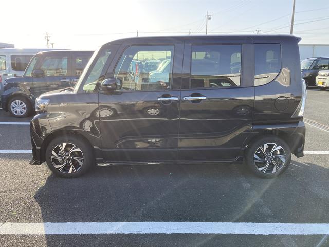 タントカスタムＸ１４インチアルミホイール　大型エアロバンパー　フルＬＥＤヘッドランプ　オート格納式カラードドアミラー　両側パワースライドドア　キーフリーシステム　プッシュボタンスタート（静岡県）の中古車