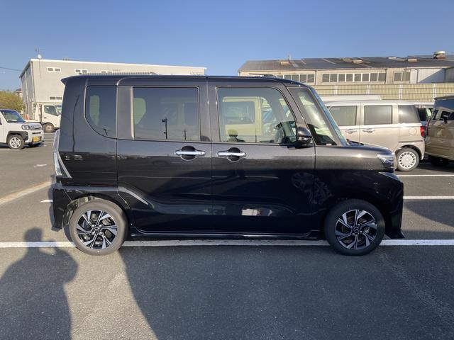 タントカスタムＸ１４インチアルミホイール　大型エアロバンパー　フルＬＥＤヘッドランプ　オート格納式カラードドアミラー　両側パワースライドドア　キーフリーシステム　プッシュボタンスタート（静岡県）の中古車