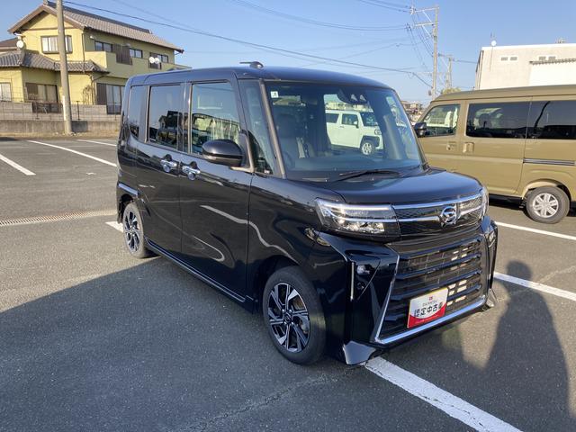 タントカスタムＸ１４インチアルミホイール　大型エアロバンパー　フルＬＥＤヘッドランプ　オート格納式カラードドアミラー　両側パワースライドドア　キーフリーシステム　プッシュボタンスタート（静岡県）の中古車