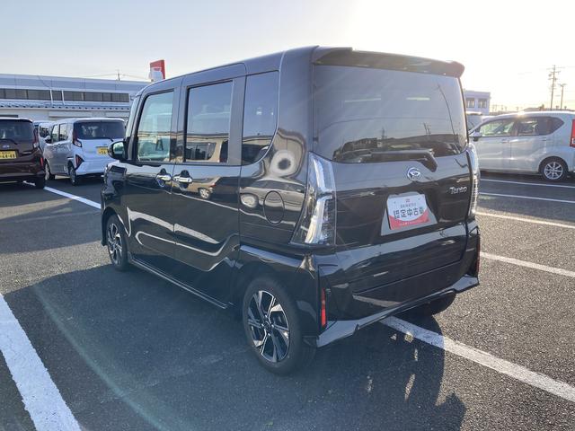 タントカスタムＸ１４インチアルミホイール　大型エアロバンパー　フルＬＥＤヘッドランプ　オート格納式カラードドアミラー　両側パワースライドドア　キーフリーシステム　プッシュボタンスタート（静岡県）の中古車