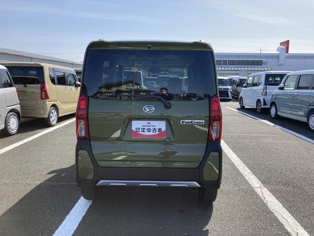 タントファンクロスターボリミテッド１５インチアルミホイール　フルＬＥＤヘッドランプ　オート格納式カラードドアミラー　両側パワースライドドア　キーフリーシステム　プッシュボタンスタート　革巻きステアリングホイール（静岡県）の中古車