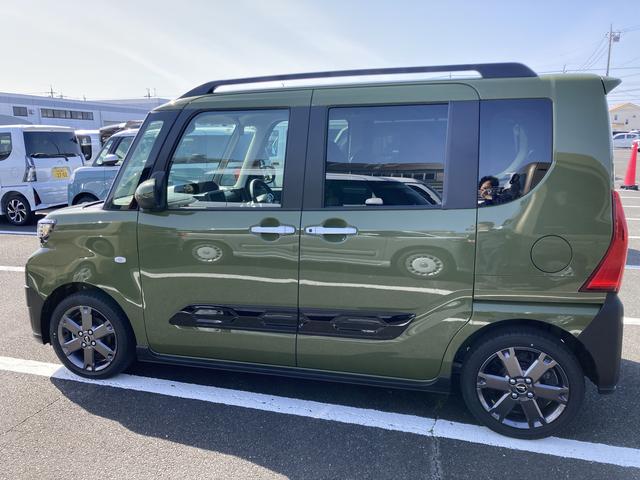 タントファンクロスターボリミテッド１５インチアルミホイール　フルＬＥＤヘッドランプ　オート格納式カラードドアミラー　両側パワースライドドア　キーフリーシステム　プッシュボタンスタート　革巻きステアリングホイール（静岡県）の中古車