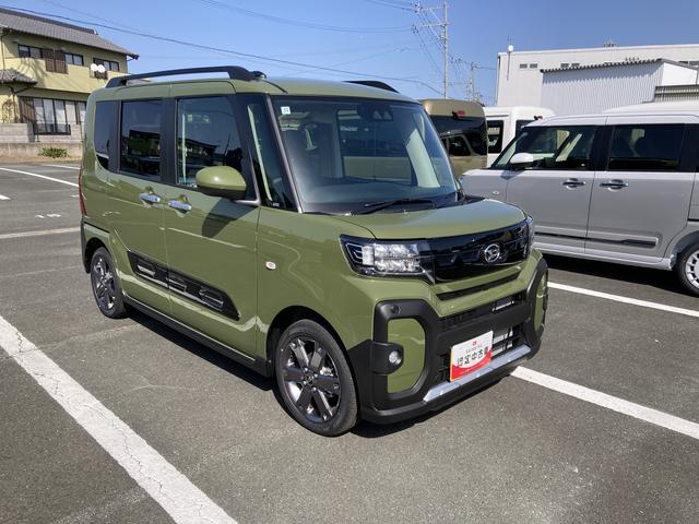 タントファンクロスターボリミテッド１５インチアルミホイール　フルＬＥＤヘッドランプ　オート格納式カラードドアミラー　両側パワースライドドア　キーフリーシステム　プッシュボタンスタート　革巻きステアリングホイール（静岡県）の中古車