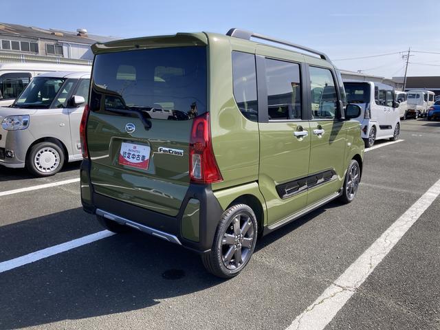 タントファンクロスターボリミテッド１５インチアルミホイール　フルＬＥＤヘッドランプ　オート格納式カラードドアミラー　両側パワースライドドア　キーフリーシステム　プッシュボタンスタート　革巻きステアリングホイール（静岡県）の中古車