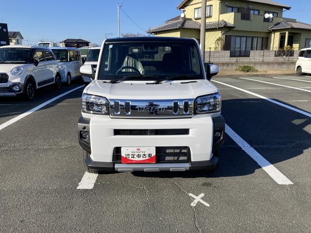 タフトG クロムベンチャーメッキドアアウターハンドル 15インチアルミホイール オートレベリング機能付フルLEDヘッドランプ LEDフォグランプ 本革巻ステアリングホイール 本革巻インパネセンターシフト(静岡県)の中古車