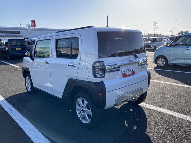 タフトG クロムベンチャーメッキドアアウターハンドル 15インチアルミホイール オートレベリング機能付フルLEDヘッドランプ LEDフォグランプ 本革巻ステアリングホイール 本革巻インパネセンターシフト(静岡県)の中古車