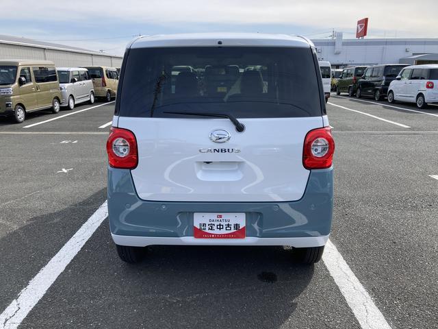 ムーヴキャンバスストライプスＧ１４インチフルホイールキャップ　ＬＥＤヘッドランプ　ＬＥＤフォグランプ　ホっとカップホルダー　両側パワースライドドア　キーフリーシステム　プッシュボタンスタート　ＵＶカットガラス（静岡県）の中古車