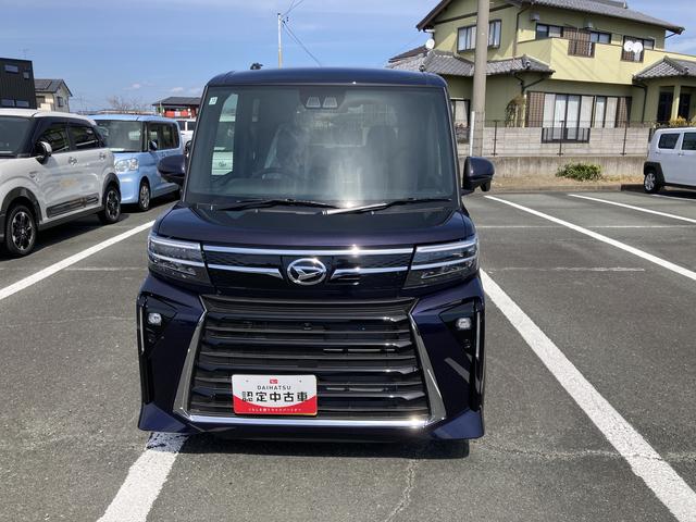 タントカスタムRSリミテッド15インチアルミホイール キーフリーシステム プッシュボタンスタート オートエアコン(プッシュ式) フルLEDヘッドランプ オート格納式カラードドアミラー 本革巻ステアリングホイール スマートクルーズ(静岡県)の中古車